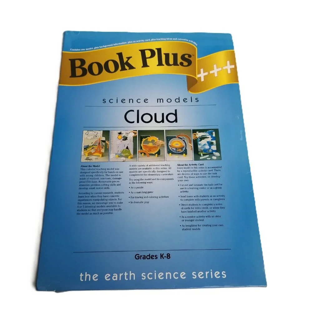 Book Plus Cloud Science Models K-8 Teaching Guide 3D Foam Earth